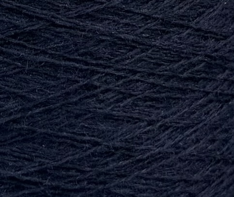 Cariaggi Art. PCKA000 - 100 % Kaschmir Nm 2/28 Schwarz-blau meliert